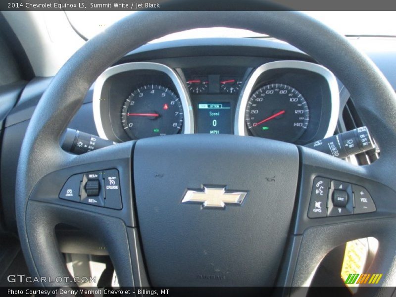 Summit White / Jet Black 2014 Chevrolet Equinox LS