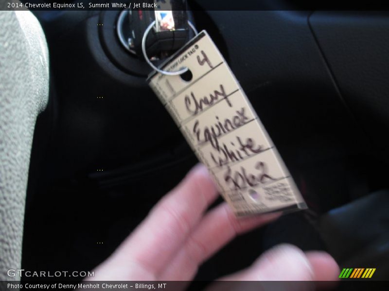 Summit White / Jet Black 2014 Chevrolet Equinox LS