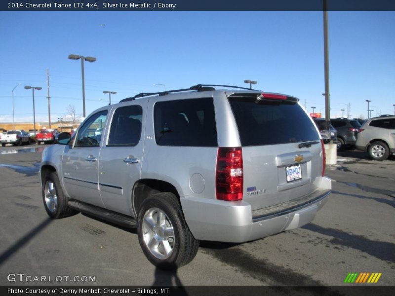 Silver Ice Metallic / Ebony 2014 Chevrolet Tahoe LTZ 4x4