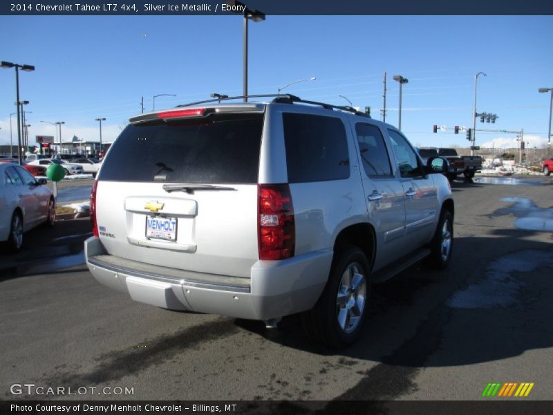 Silver Ice Metallic / Ebony 2014 Chevrolet Tahoe LTZ 4x4