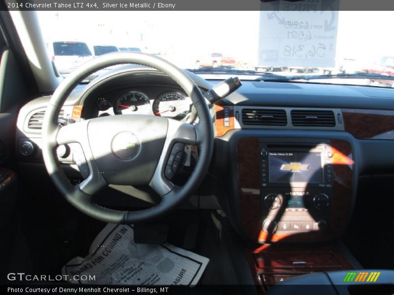 Silver Ice Metallic / Ebony 2014 Chevrolet Tahoe LTZ 4x4