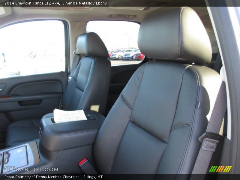 Silver Ice Metallic / Ebony 2014 Chevrolet Tahoe LTZ 4x4