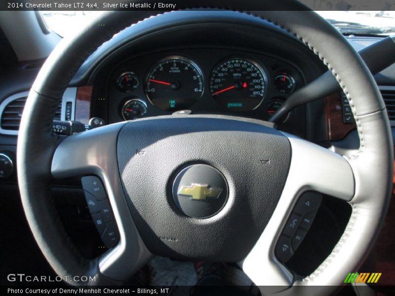 Silver Ice Metallic / Ebony 2014 Chevrolet Tahoe LTZ 4x4