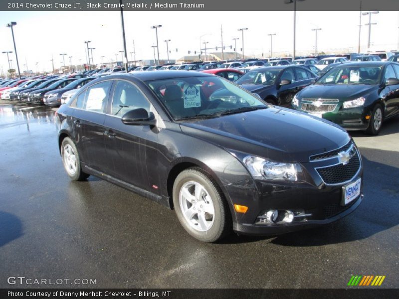Black Granite Metallic / Medium Titanium 2014 Chevrolet Cruze LT