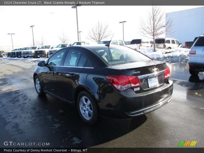 Black Granite Metallic / Medium Titanium 2014 Chevrolet Cruze LT