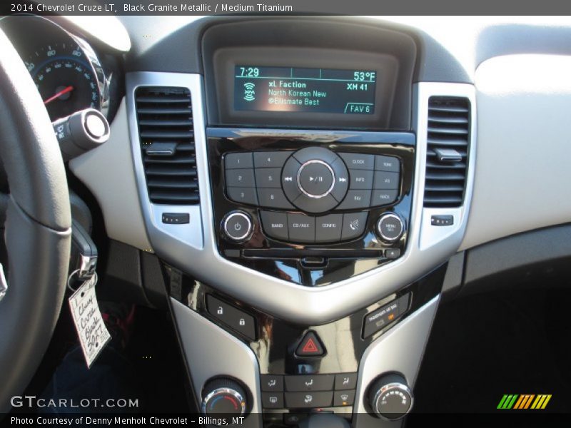 Black Granite Metallic / Medium Titanium 2014 Chevrolet Cruze LT