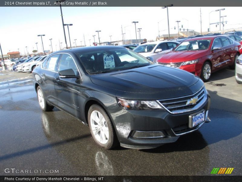 Ashen Gray Metallic / Jet Black 2014 Chevrolet Impala LT
