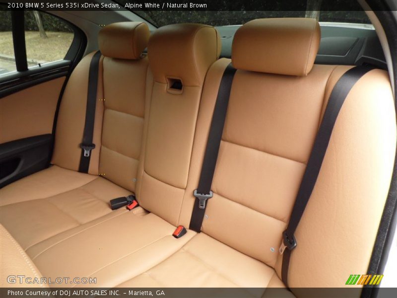 Alpine White / Natural Brown 2010 BMW 5 Series 535i xDrive Sedan