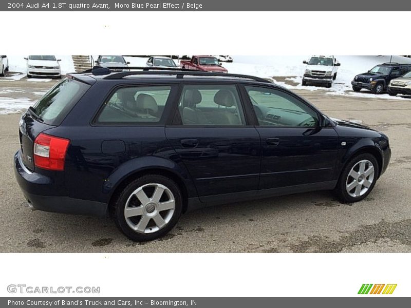 Moro Blue Pearl Effect / Beige 2004 Audi A4 1.8T quattro Avant