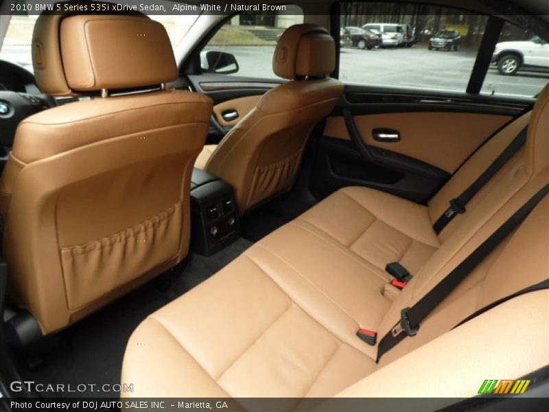 Alpine White / Natural Brown 2010 BMW 5 Series 535i xDrive Sedan
