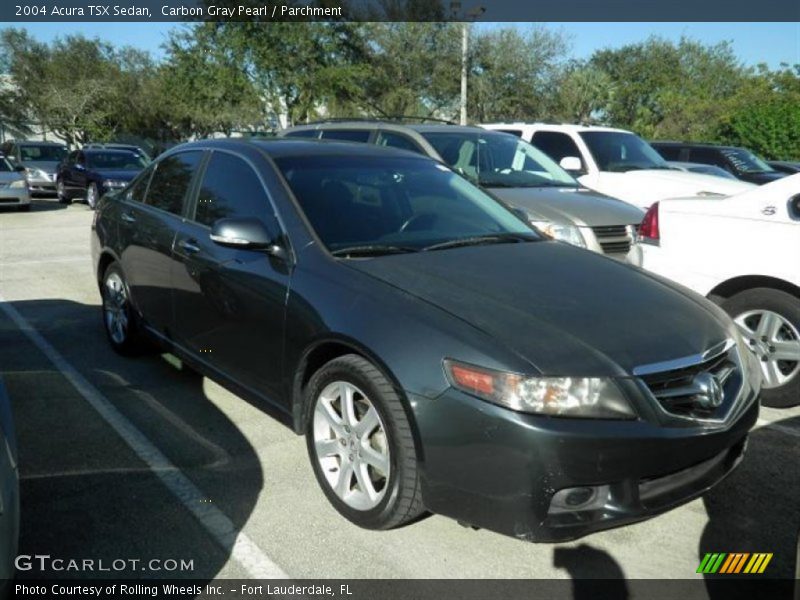 Carbon Gray Pearl / Parchment 2004 Acura TSX Sedan