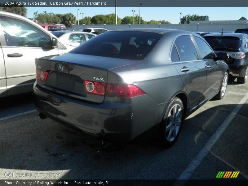 Carbon Gray Pearl / Parchment 2004 Acura TSX Sedan