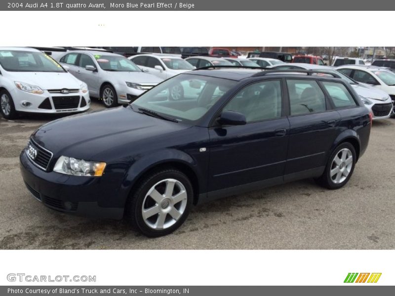 Moro Blue Pearl Effect / Beige 2004 Audi A4 1.8T quattro Avant