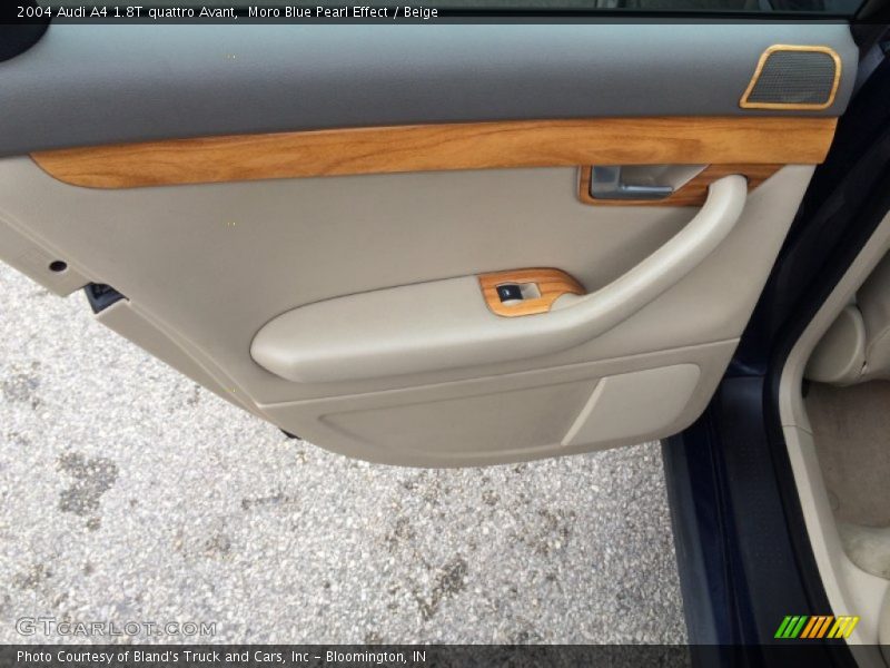 Moro Blue Pearl Effect / Beige 2004 Audi A4 1.8T quattro Avant