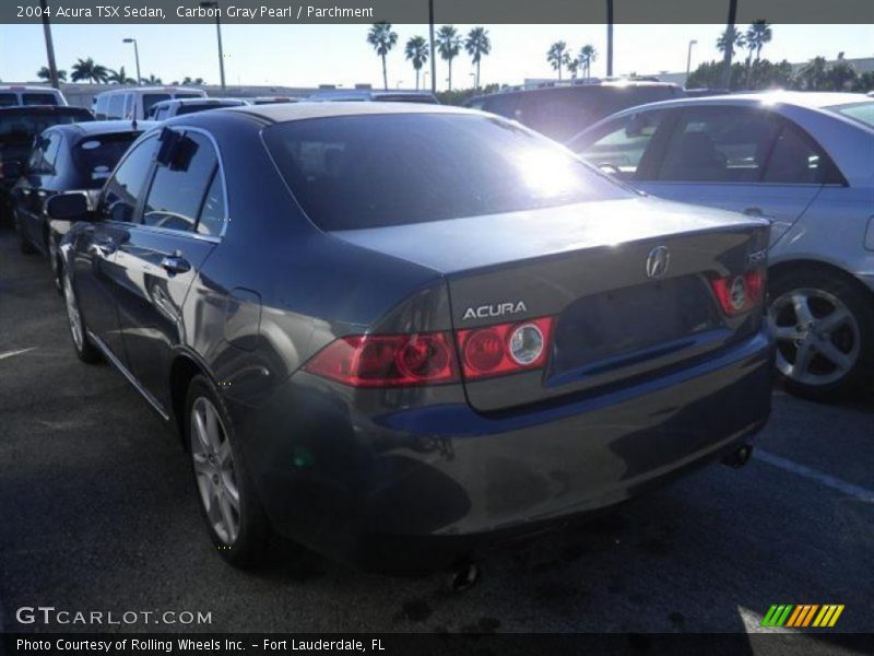 Carbon Gray Pearl / Parchment 2004 Acura TSX Sedan