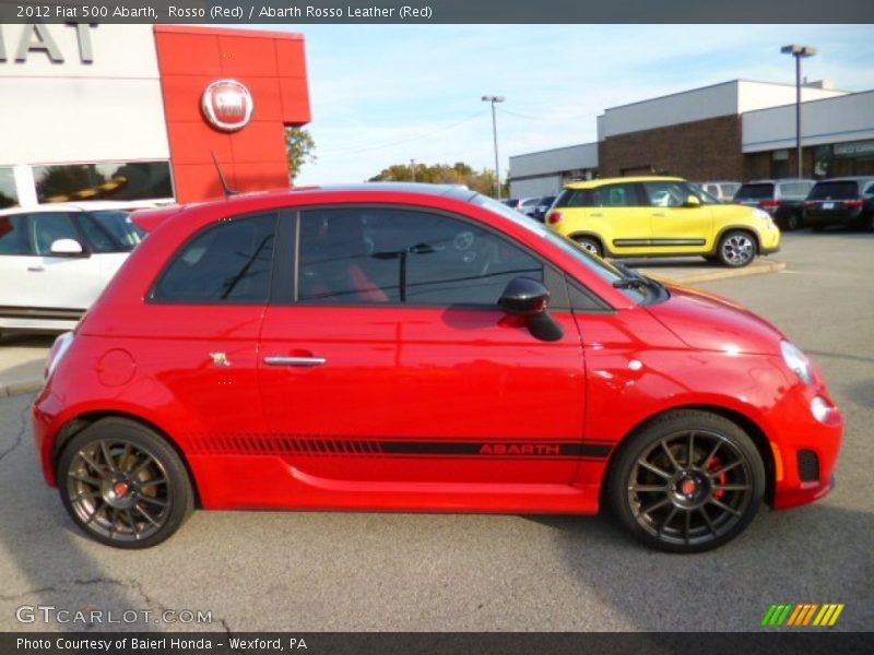 Rosso (Red) / Abarth Rosso Leather (Red) 2012 Fiat 500 Abarth