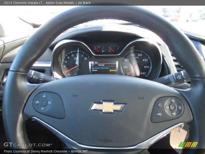 Ashen Gray Metallic / Jet Black 2014 Chevrolet Impala LT