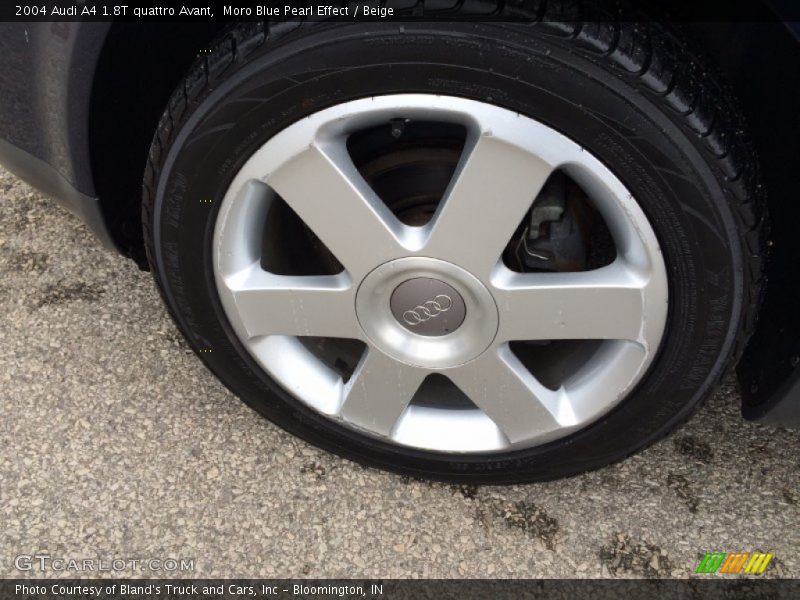Moro Blue Pearl Effect / Beige 2004 Audi A4 1.8T quattro Avant