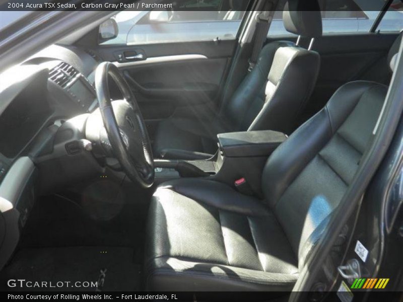 Carbon Gray Pearl / Parchment 2004 Acura TSX Sedan