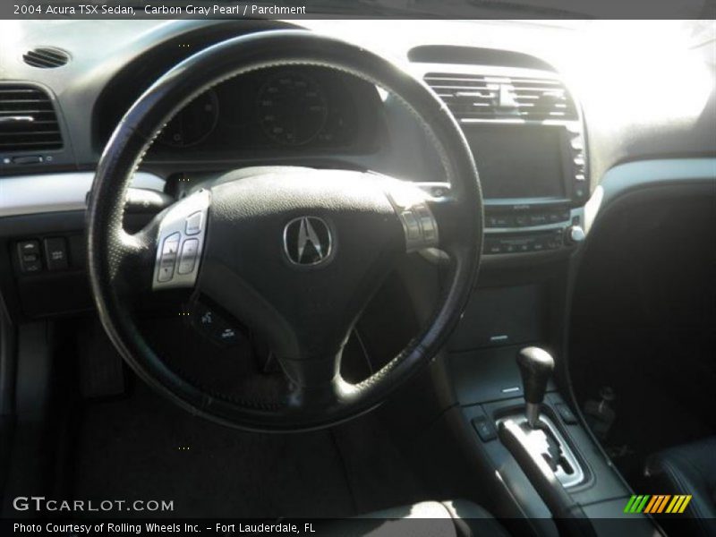 Carbon Gray Pearl / Parchment 2004 Acura TSX Sedan