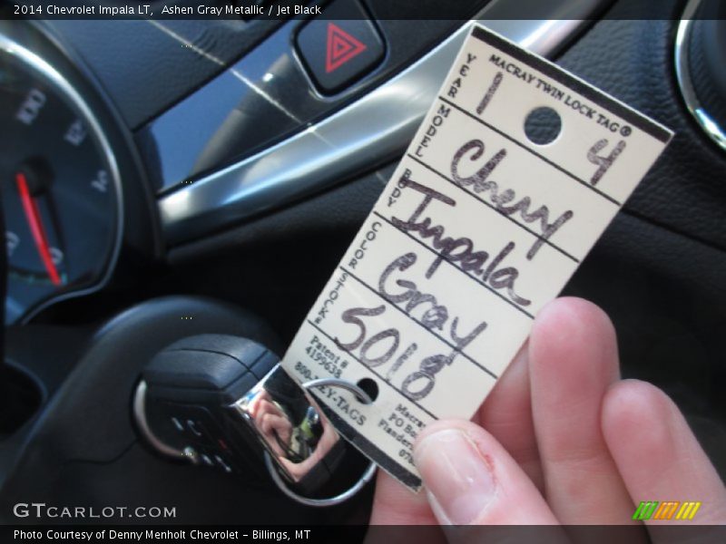 Ashen Gray Metallic / Jet Black 2014 Chevrolet Impala LT