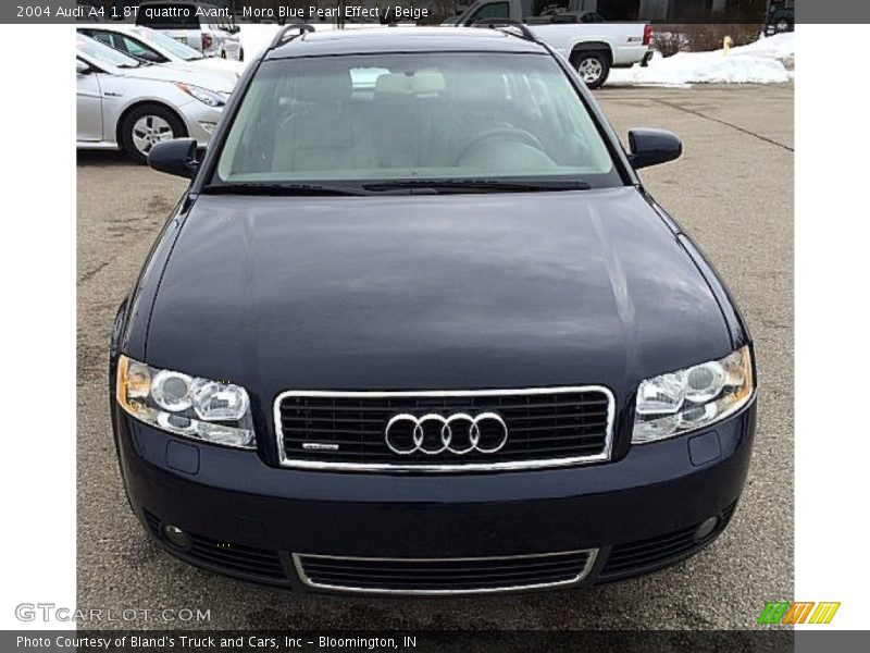 Moro Blue Pearl Effect / Beige 2004 Audi A4 1.8T quattro Avant