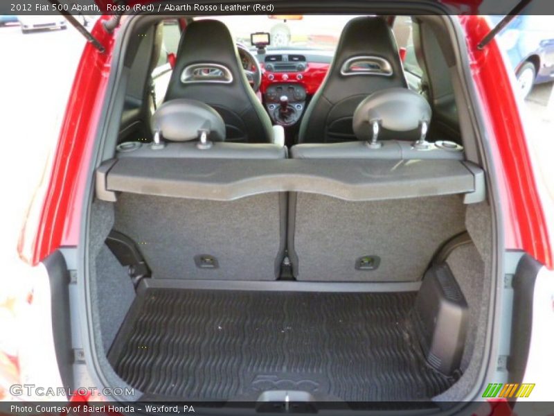  2012 500 Abarth Trunk