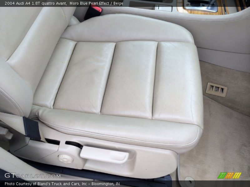 Moro Blue Pearl Effect / Beige 2004 Audi A4 1.8T quattro Avant