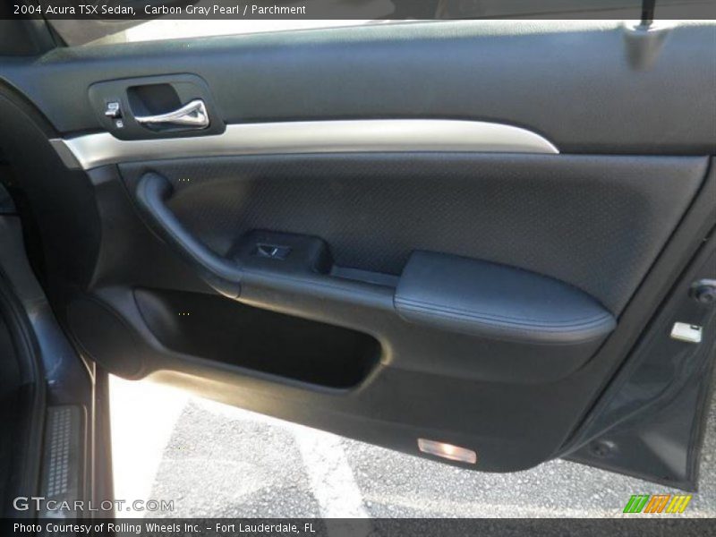 Carbon Gray Pearl / Parchment 2004 Acura TSX Sedan