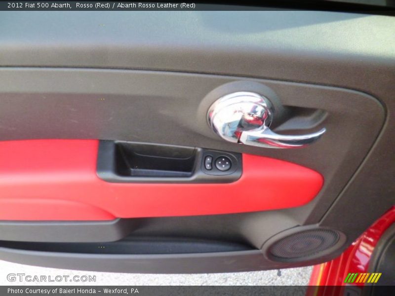 Rosso (Red) / Abarth Rosso Leather (Red) 2012 Fiat 500 Abarth