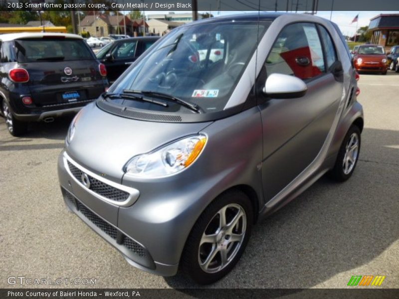 Gray Metallic / Design Black 2013 Smart fortwo passion coupe