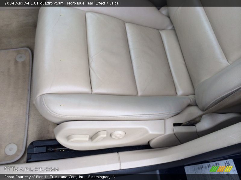 Moro Blue Pearl Effect / Beige 2004 Audi A4 1.8T quattro Avant