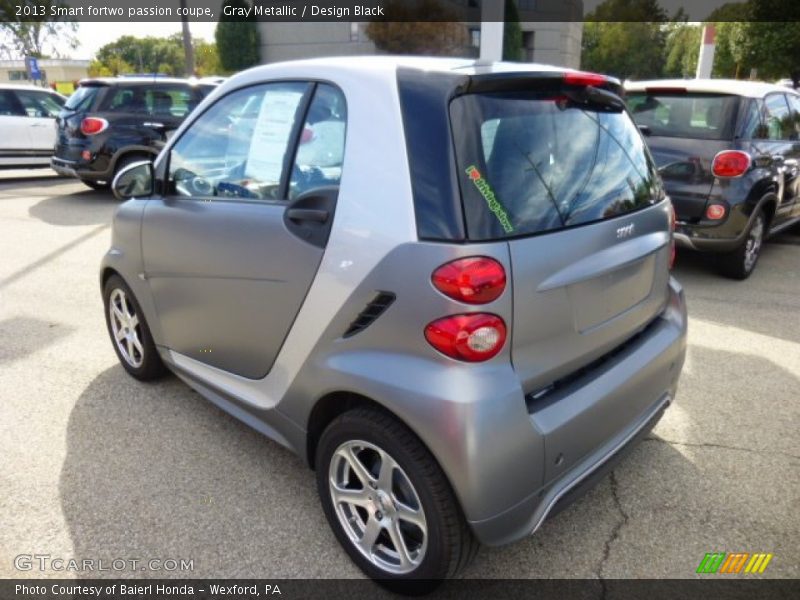 Gray Metallic / Design Black 2013 Smart fortwo passion coupe