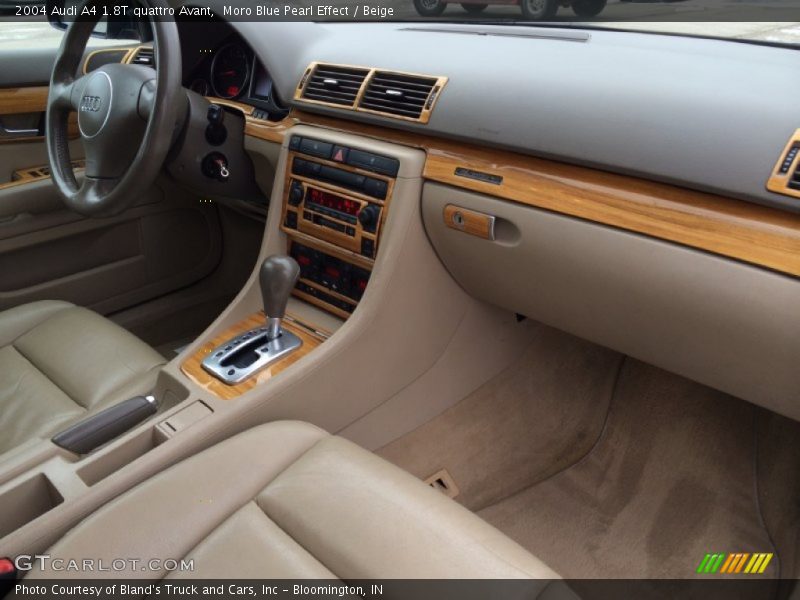 Moro Blue Pearl Effect / Beige 2004 Audi A4 1.8T quattro Avant