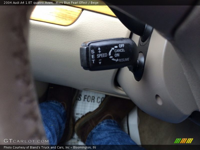 Moro Blue Pearl Effect / Beige 2004 Audi A4 1.8T quattro Avant