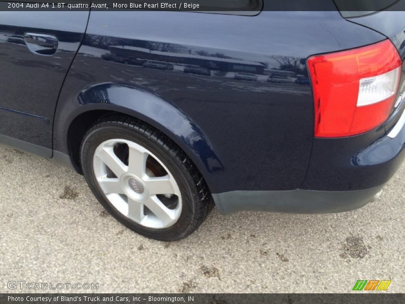 Moro Blue Pearl Effect / Beige 2004 Audi A4 1.8T quattro Avant