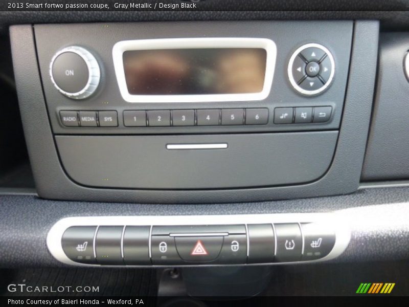 Gray Metallic / Design Black 2013 Smart fortwo passion coupe