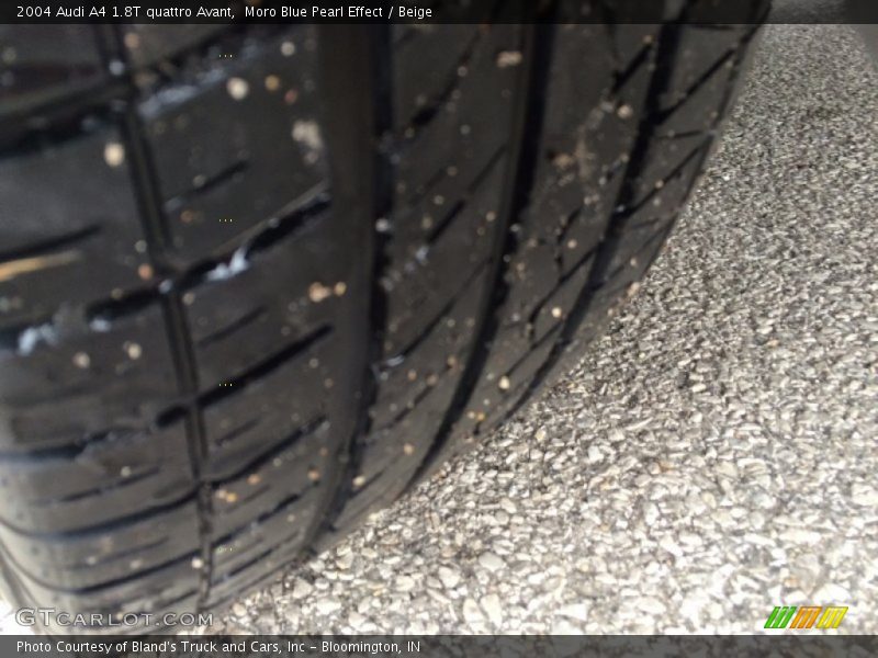 Moro Blue Pearl Effect / Beige 2004 Audi A4 1.8T quattro Avant