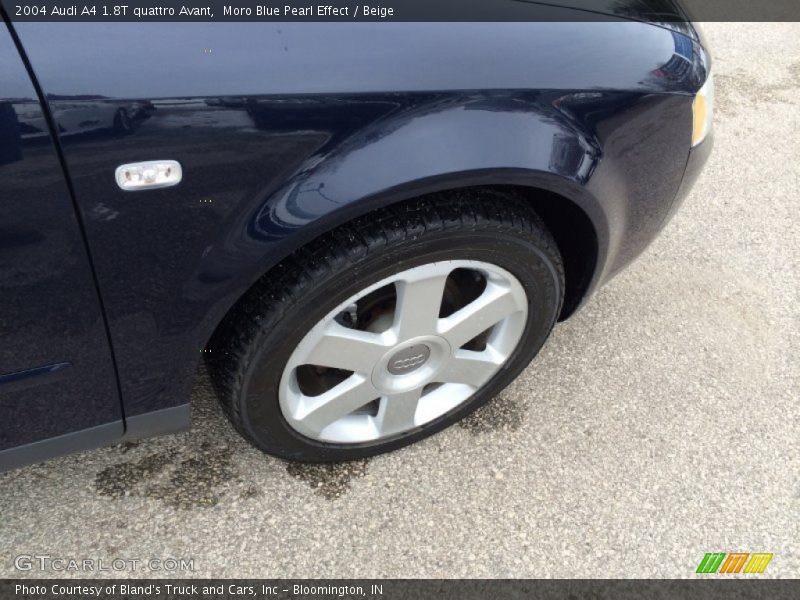 Moro Blue Pearl Effect / Beige 2004 Audi A4 1.8T quattro Avant