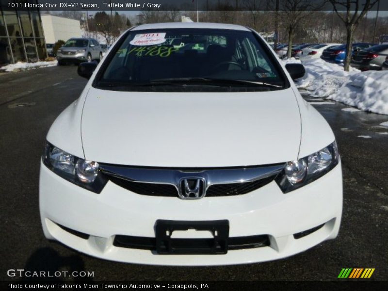 Taffeta White / Gray 2011 Honda Civic DX-VP Sedan