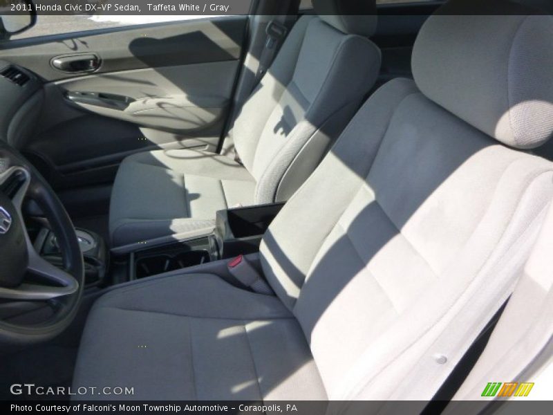 Taffeta White / Gray 2011 Honda Civic DX-VP Sedan