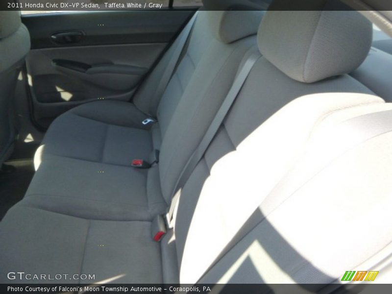 Taffeta White / Gray 2011 Honda Civic DX-VP Sedan