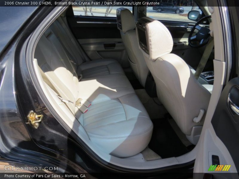 Brilliant Black Crystal Pearl / Dark Slate Gray/Light Graystone 2006 Chrysler 300 C HEMI