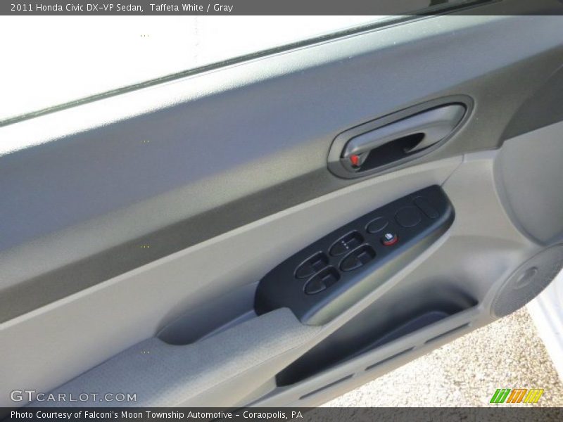Taffeta White / Gray 2011 Honda Civic DX-VP Sedan