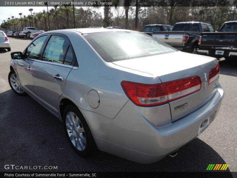 Brilliant Silver Metallic / Dark Charcoal 2010 Lincoln MKZ FWD