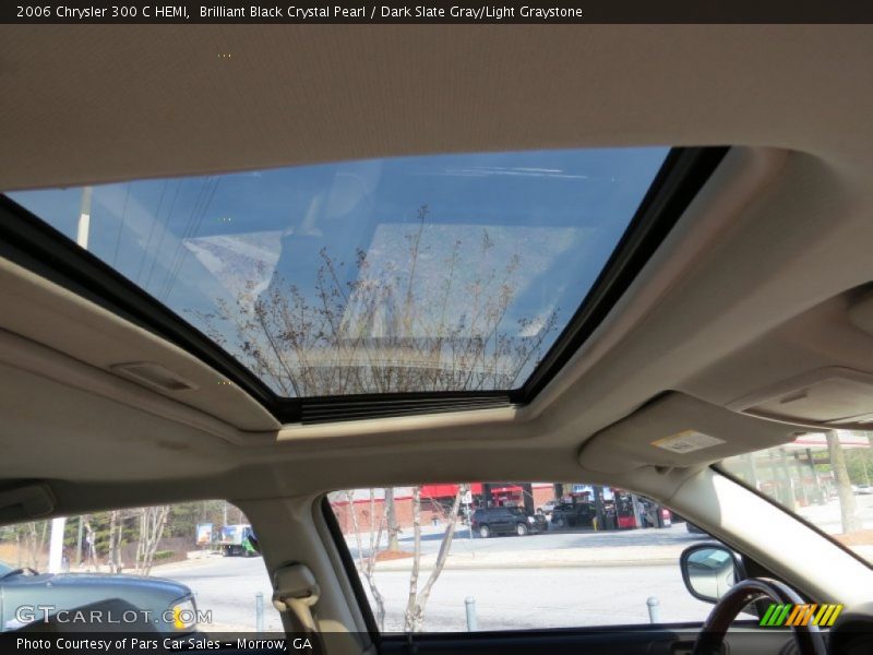 Brilliant Black Crystal Pearl / Dark Slate Gray/Light Graystone 2006 Chrysler 300 C HEMI