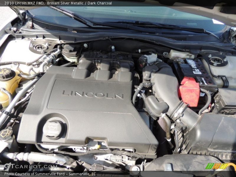 Brilliant Silver Metallic / Dark Charcoal 2010 Lincoln MKZ FWD