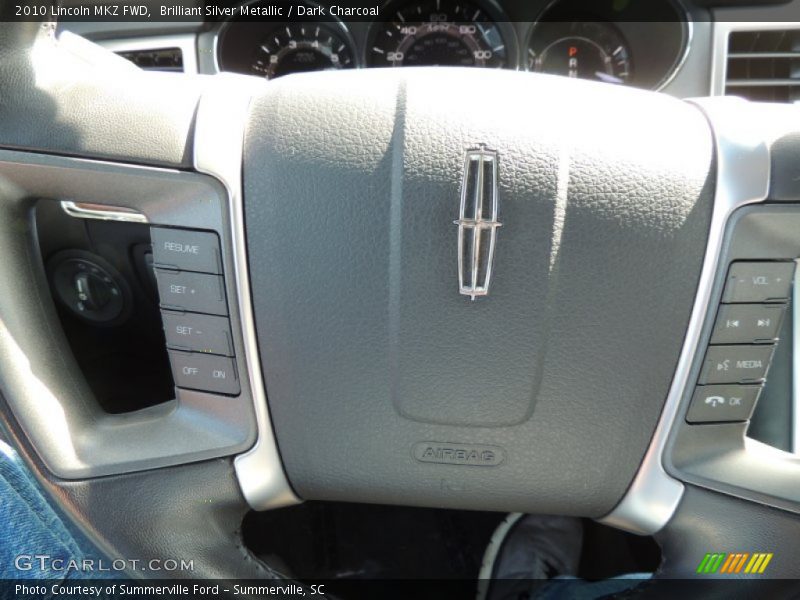 Brilliant Silver Metallic / Dark Charcoal 2010 Lincoln MKZ FWD