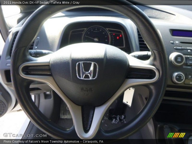 Taffeta White / Gray 2011 Honda Civic DX-VP Sedan