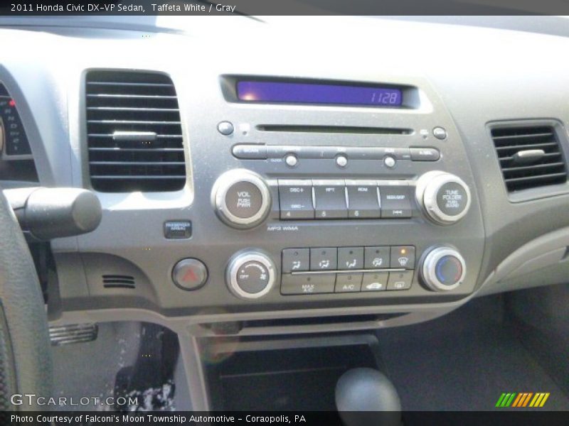 Taffeta White / Gray 2011 Honda Civic DX-VP Sedan